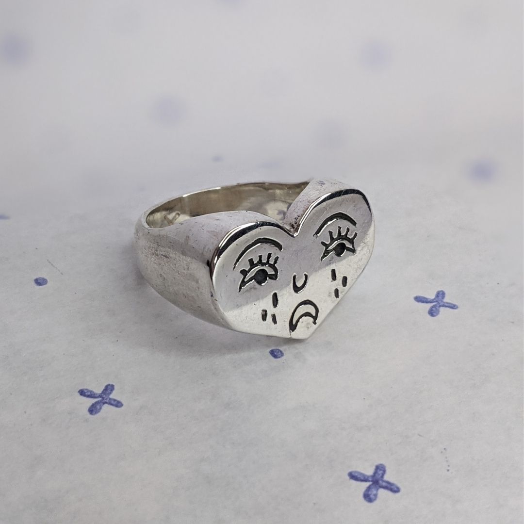 Crying Heart Ring
